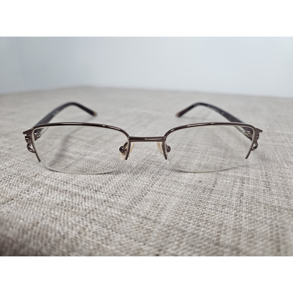 TOMMY BAHAMA EYEGLASSES FRAMES ONLY TB5011 BURGUNDY HALF RIM 48-17-130